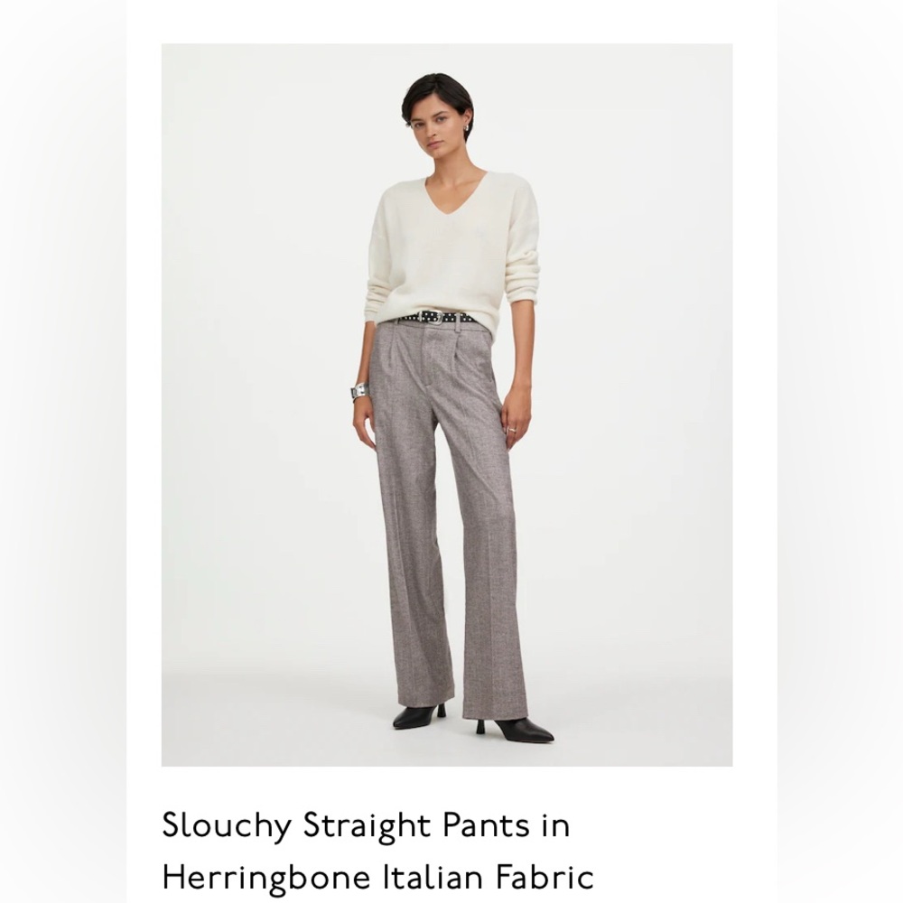 Madewell Slouchy Straight Pants.